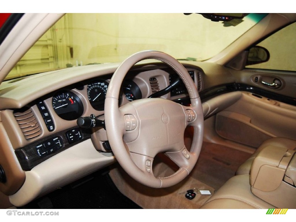 2005 Buick LeSabre Limited Light Cashmere Steering Wheel Photo #69163201