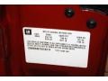 2005 Buick LeSabre Limited Info Tag