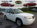 2008 Aspen White Subaru Forester 2.5 X  photo #1