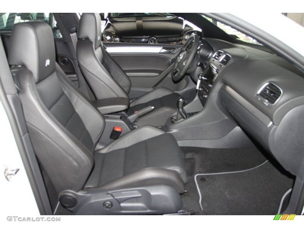 Titan Black Interior 2013 Volkswagen Golf R 2 Door 4Motion Photo #69164704