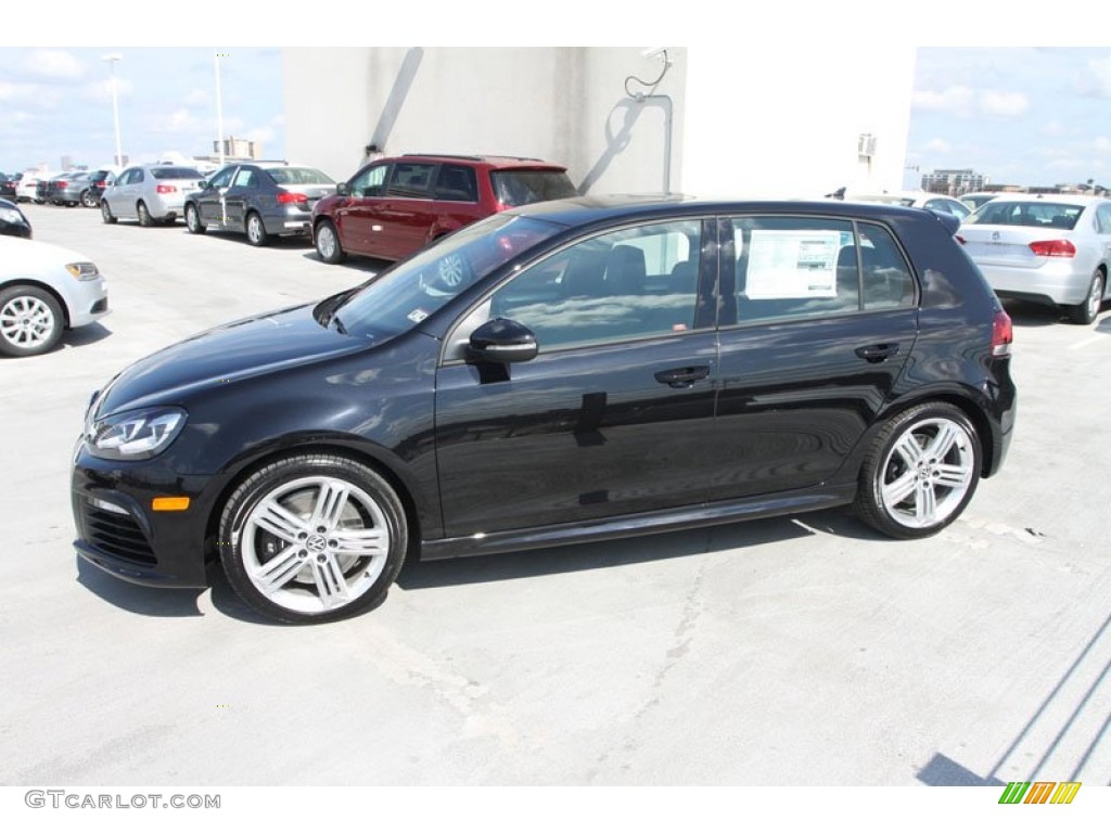 Deep Black Pearl Metallic 2013 Volkswagen Golf R 4 Door 4Motion Exterior Photo #69164785