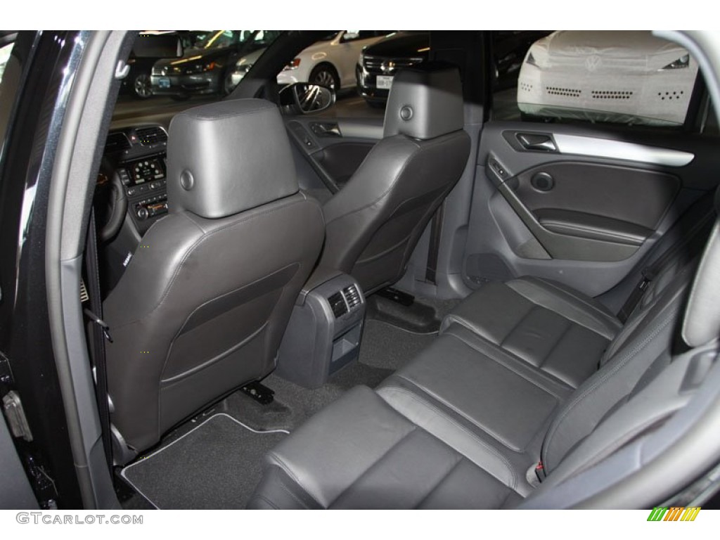 Titan Black Interior 2013 Volkswagen Golf R 4 Door 4Motion Photo #69164863