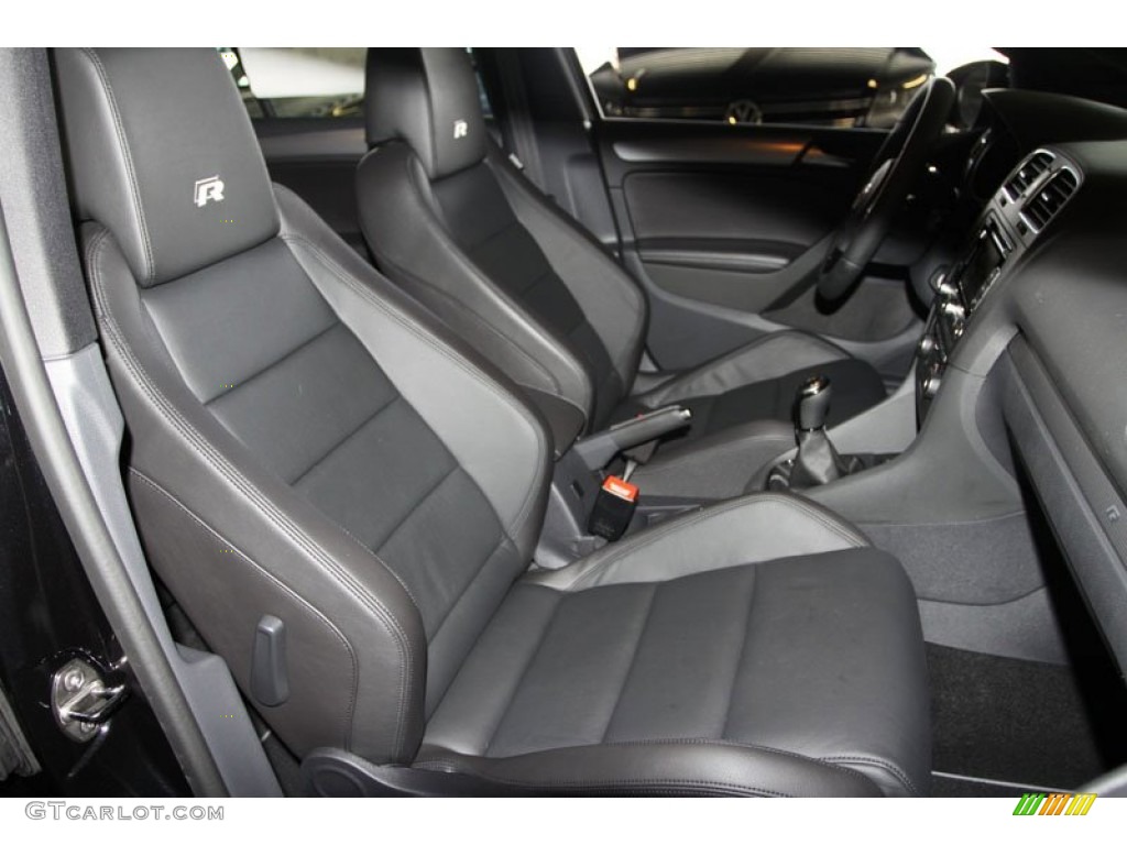 Titan Black Interior 2013 Volkswagen Golf R 4 Door 4Motion Photo #69164959