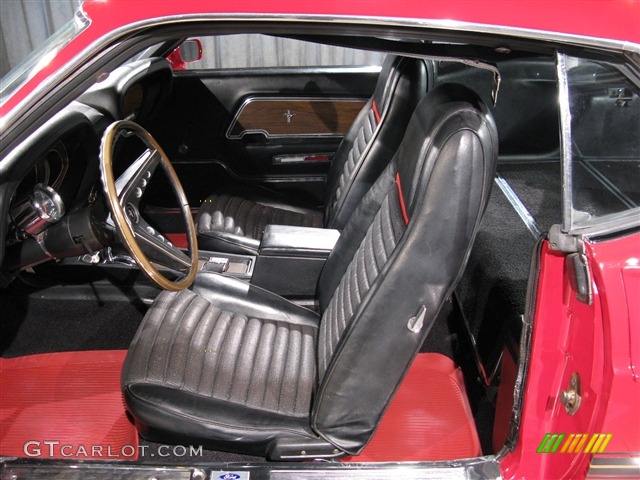 1969 Mustang Mach 1 - Red / Black photo #5