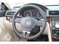 Cornsilk Beige Steering Wheel Photo for 2013 Volkswagen Passat #69167062