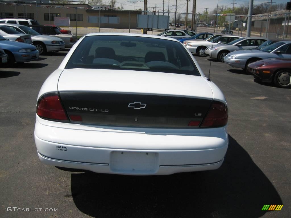 1999 Monte Carlo LS - Bright White / Graphite photo #6