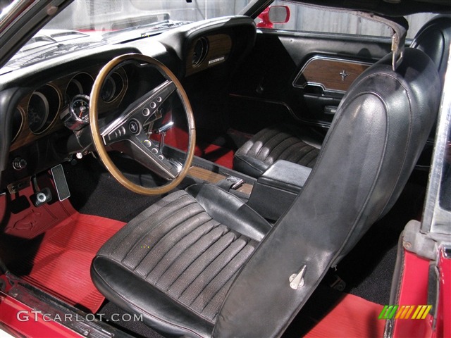 1969 Mustang Mach 1 - Red / Black photo #6