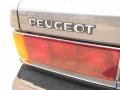 1986 Peugeot 505 STI Sedan Badge and Logo Photo