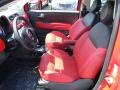 2012 Rosso Brillante (Red) Fiat 500 c cabrio Lounge  photo #8