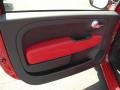 2012 Rosso Brillante (Red) Fiat 500 c cabrio Lounge  photo #9