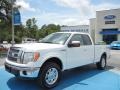 2011 Oxford White Ford F150 Lariat SuperCab 4x4  photo #1