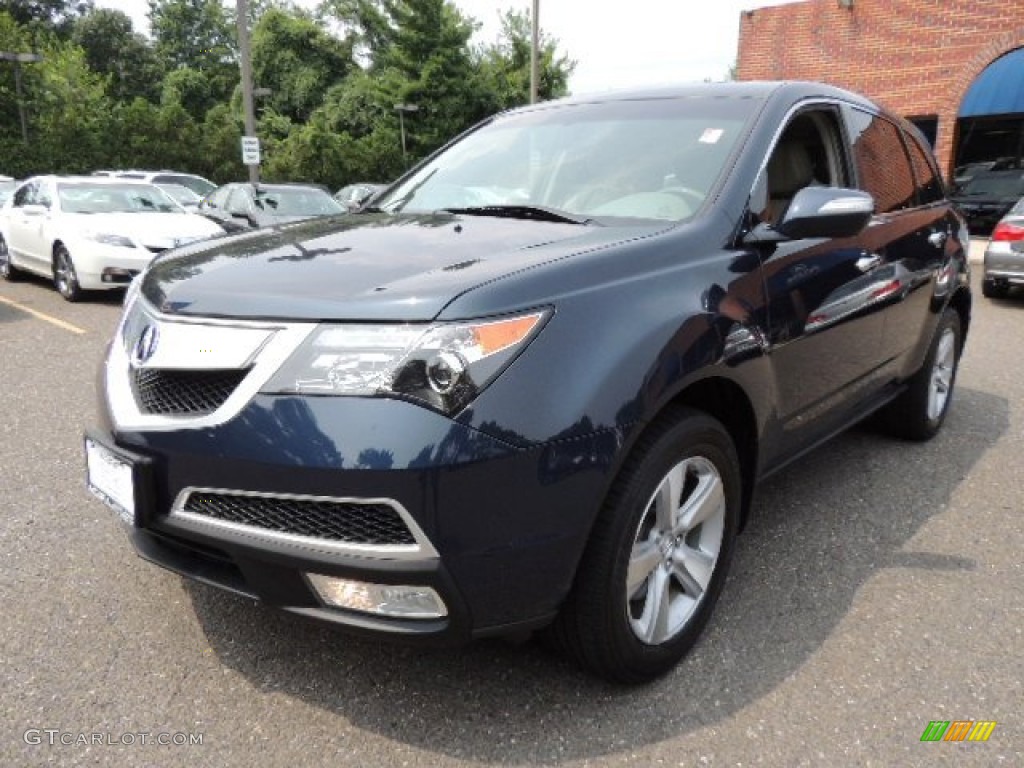 2010 MDX  - Bali Blue Pearl / Taupe Gray photo #1