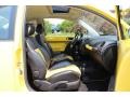 Black/Yellow 2002 Volkswagen New Beetle Special Edition Double Yellow Color Concept Coupe Interior Color