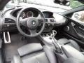 Black Merino Leather 2009 BMW M6 Coupe Interior