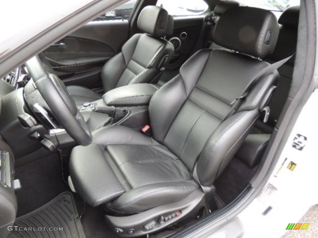 Black Merino Leather Interior 2009 BMW M6 Coupe Photo #69174553