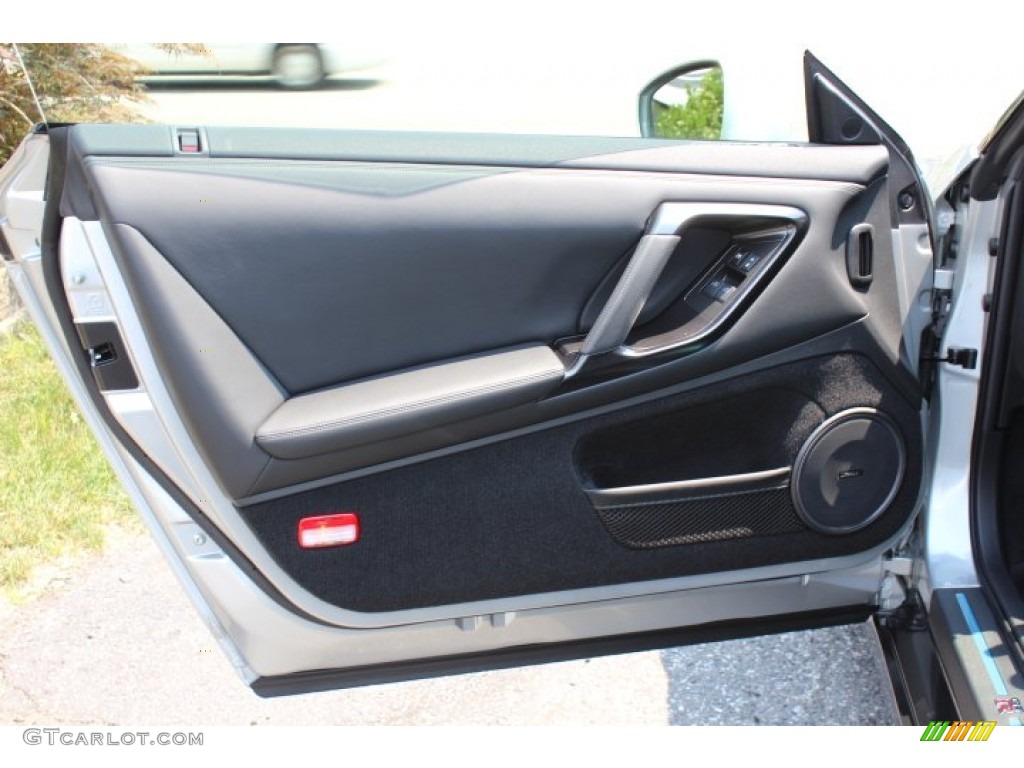 2013 Nissan GT-R Premium Black Door Panel Photo #69174559