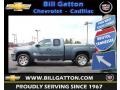 2008 Stealth Gray Metallic GMC Sierra 1500 SLE Extended Cab 4x4  photo #1