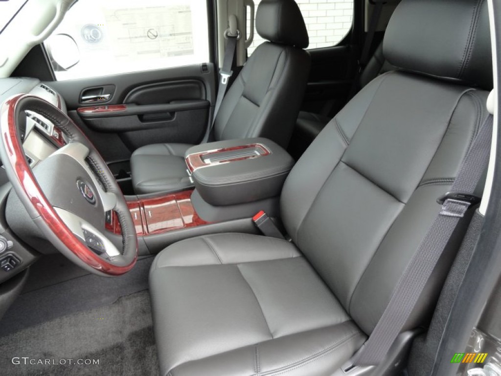 Ebony Interior 2013 Cadillac Escalade Premium AWD Photo #69175597