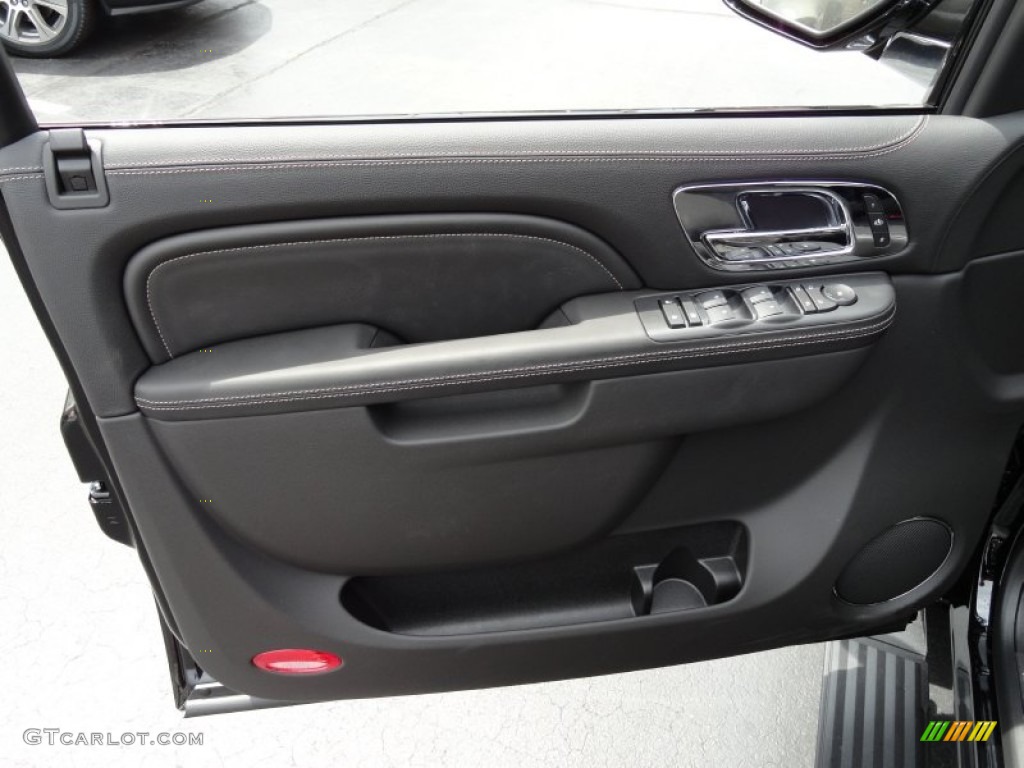2013 Cadillac Escalade Platinum AWD Ebony Door Panel Photo #69175807