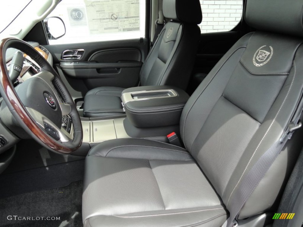 Ebony Interior 2013 Cadillac Escalade Platinum AWD Photo #69175816
