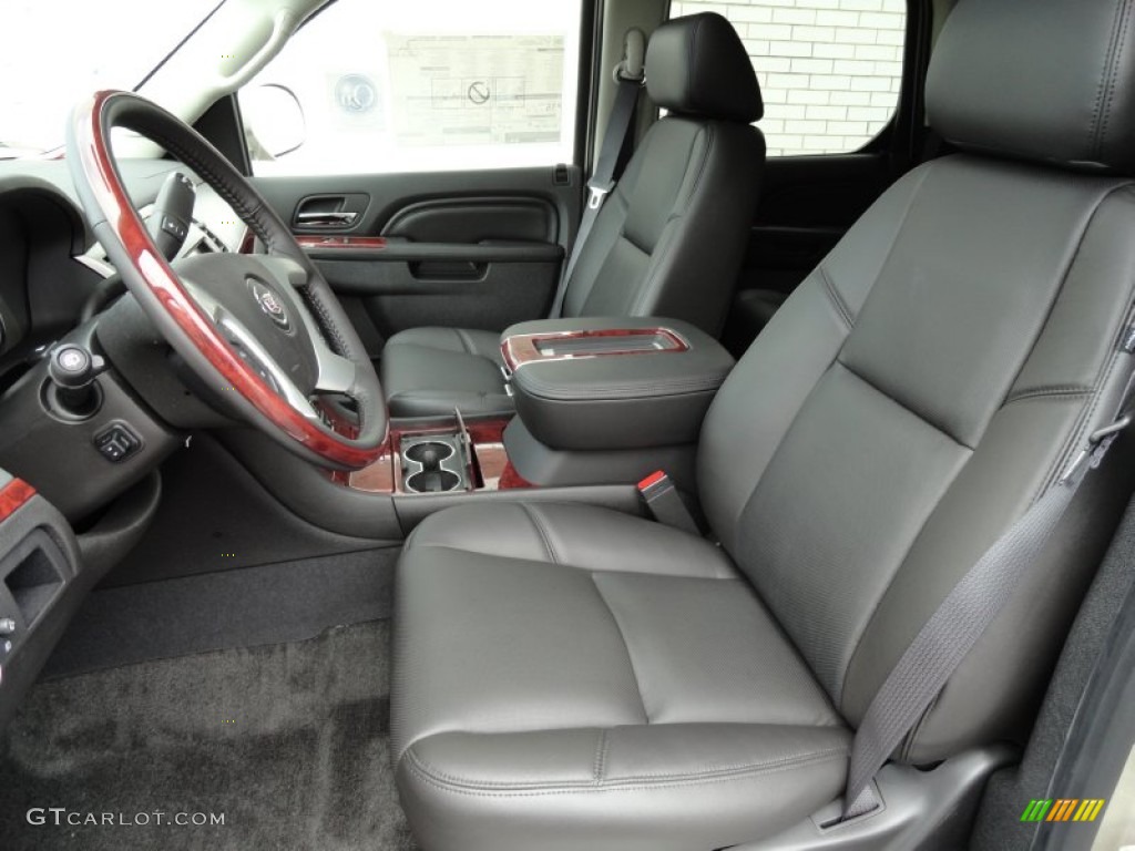 Ebony Interior 2013 Cadillac Escalade Premium AWD Photo #69176021