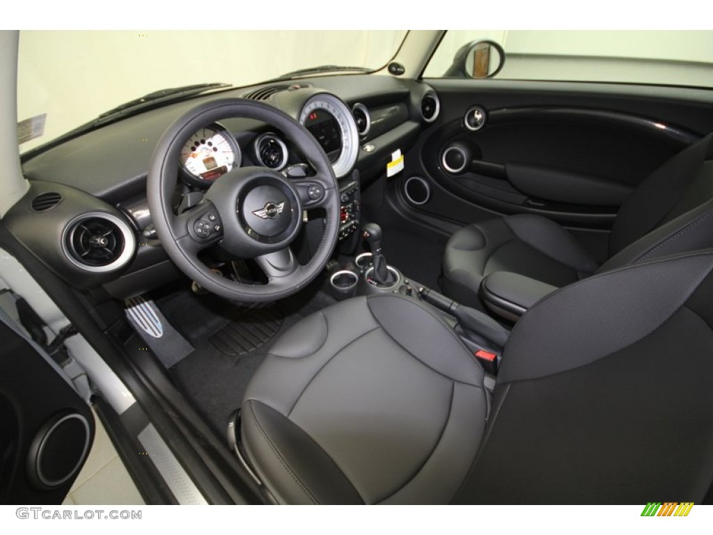 Carbon Black Interior 2013 Mini Cooper S Clubman Photo #69176032