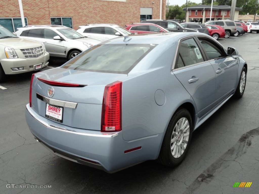 2013 CTS 3.0 Sedan - Glacier Blue Metallic / Light Titanium/Ebony photo #4