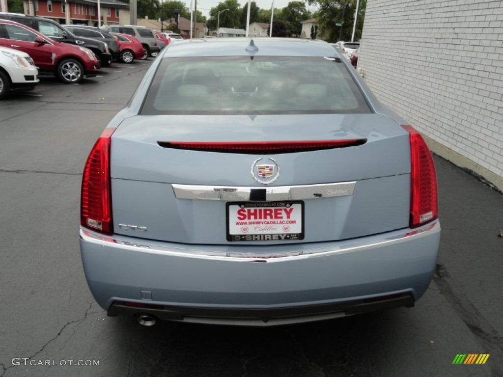 2013 CTS 3.0 Sedan - Glacier Blue Metallic / Light Titanium/Ebony photo #5