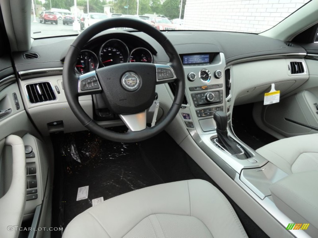 2013 Cadillac CTS 3.0 Sedan Light Titanium/Ebony Dashboard Photo #69176194