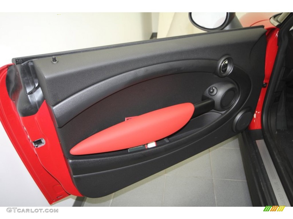 2013 Mini Cooper Hardtop Carbon Black Door Panel Photo #69176476
