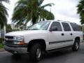 2002 Summit White Chevrolet Suburban 1500 LS  photo #2