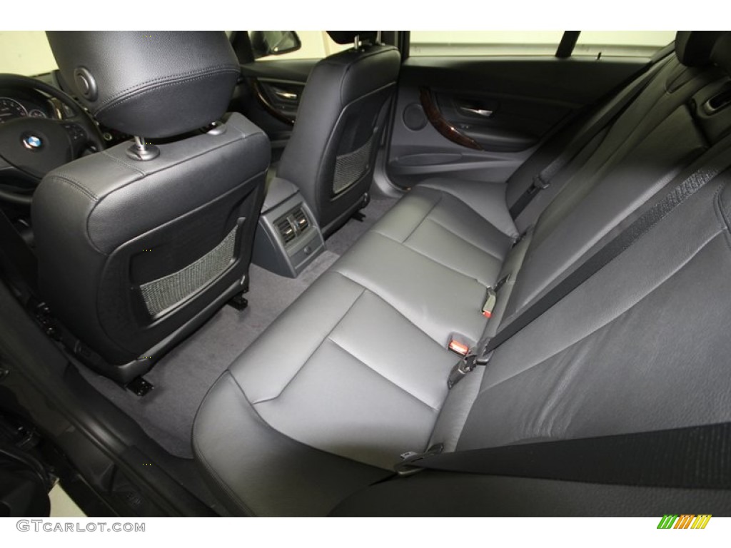 Black Interior 2013 BMW 3 Series 328i Sedan Photo #69177979