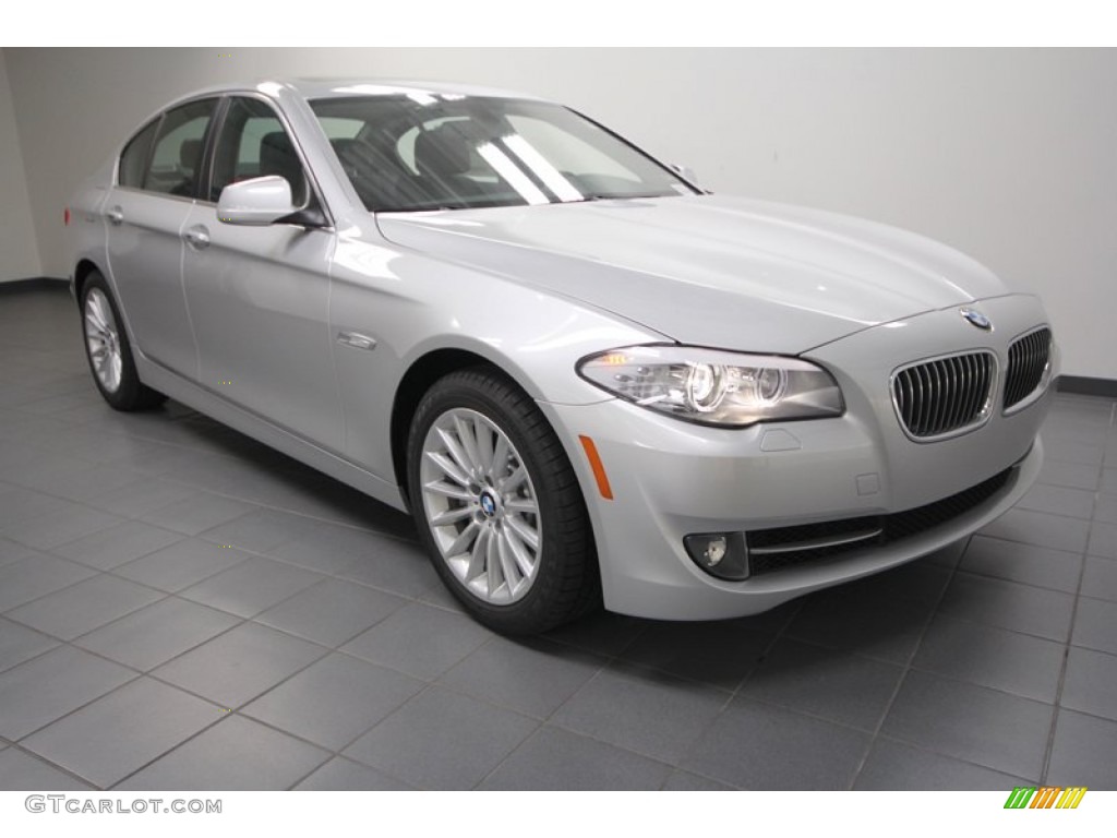 Titanium Silver Metallic 2013 BMW 5 Series 535i Sedan Exterior Photo #69178021