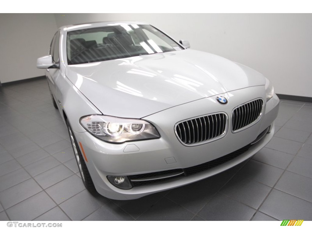 2013 5 Series 535i Sedan - Titanium Silver Metallic / Black photo #5