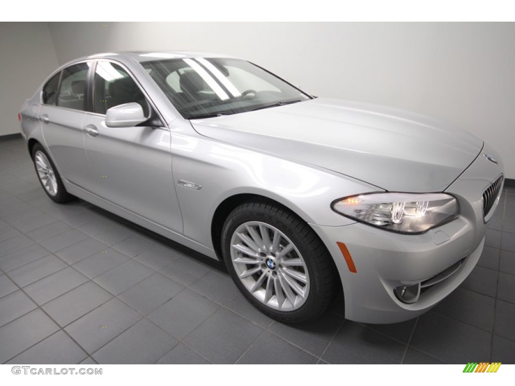 Titanium Silver Metallic 2013 BMW 5 Series 535i Sedan Exterior Photo #69178066