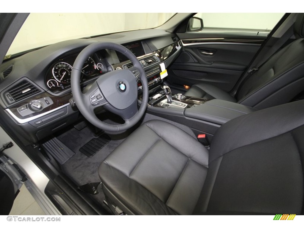 Black Interior 2013 BMW 5 Series 535i Sedan Photo #69178102
