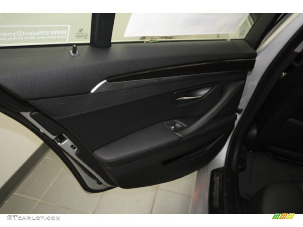 2013 5 Series 535i Sedan - Titanium Silver Metallic / Black photo #26