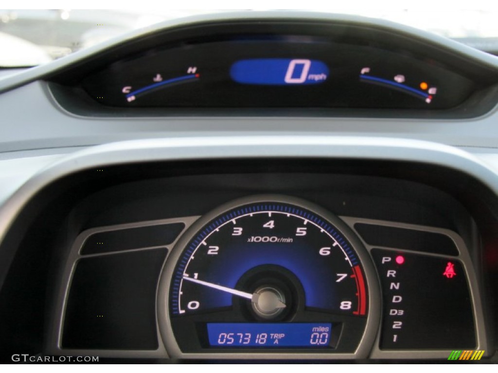 2010 Civic LX Sedan - Polished Metal Metallic / Gray photo #15