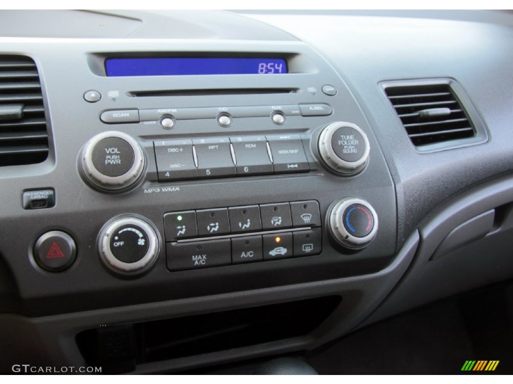 2010 Civic LX Sedan - Polished Metal Metallic / Gray photo #16