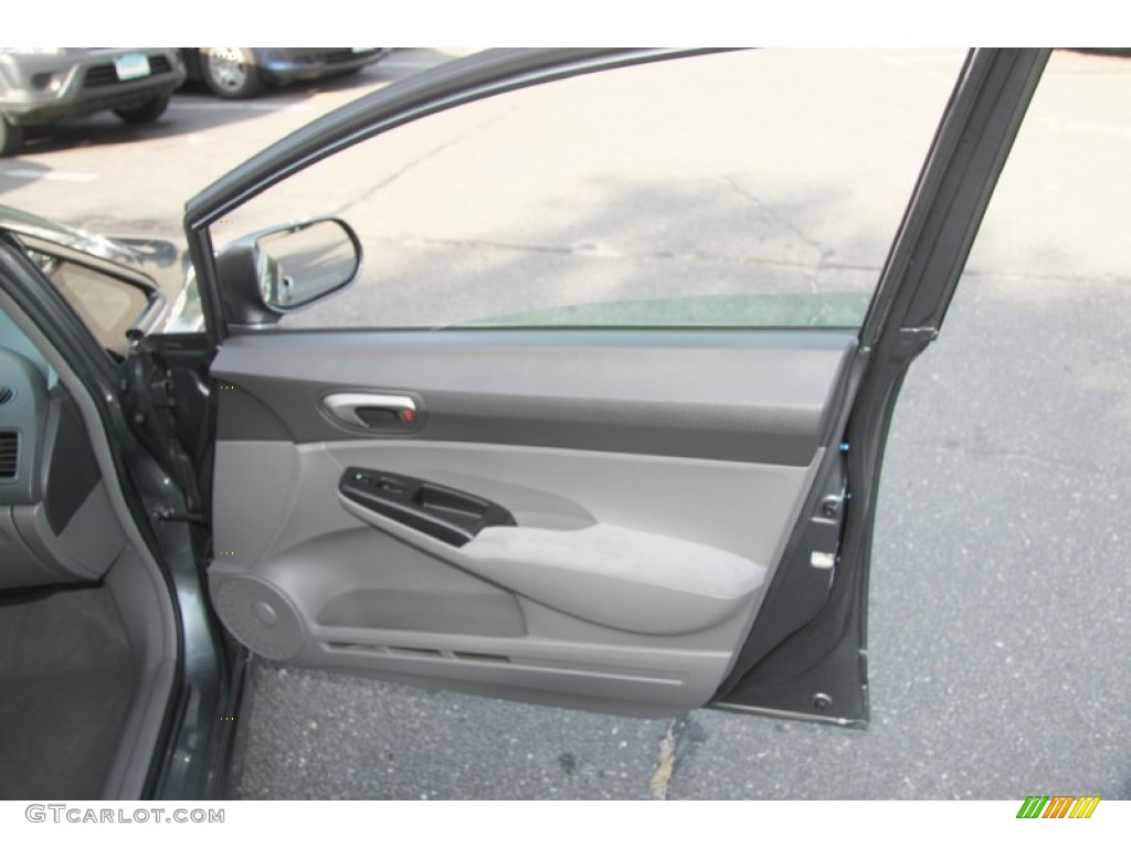 2010 Civic LX Sedan - Polished Metal Metallic / Gray photo #23