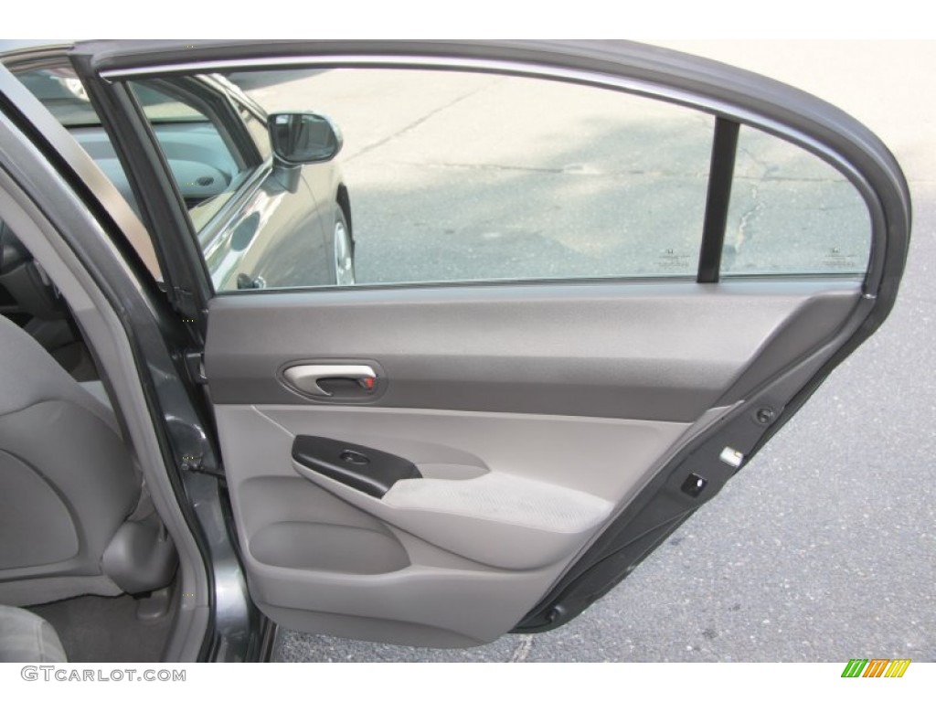 2010 Civic LX Sedan - Polished Metal Metallic / Gray photo #24