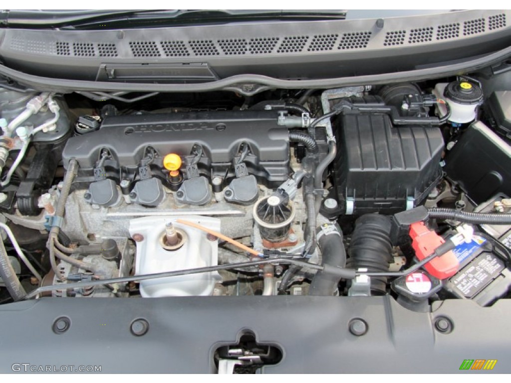 2010 Civic LX Sedan - Polished Metal Metallic / Gray photo #25