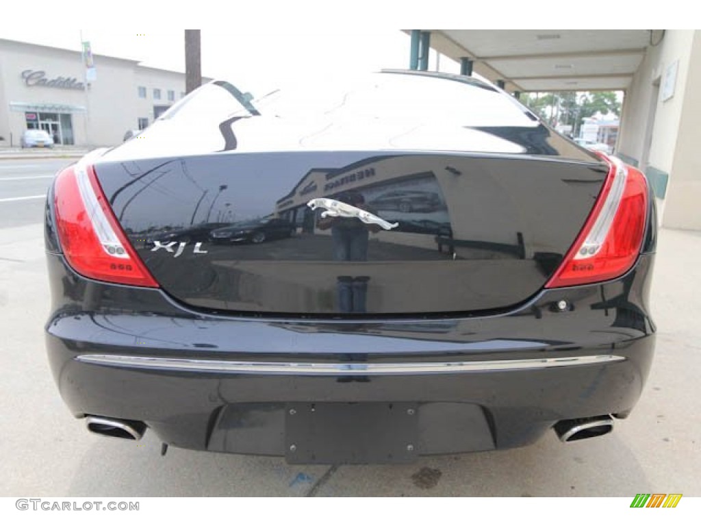 2012 XJ XJL Portfolio - Midnight Black / Jet/Ivory photo #5