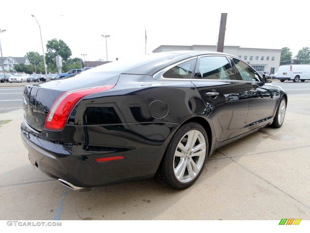 2012 XJ XJL Portfolio - Midnight Black / Jet/Ivory photo #7