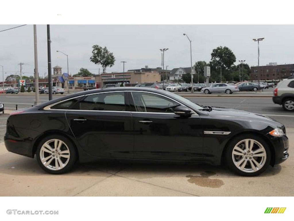 2012 XJ XJL Portfolio - Midnight Black / Jet/Ivory photo #8