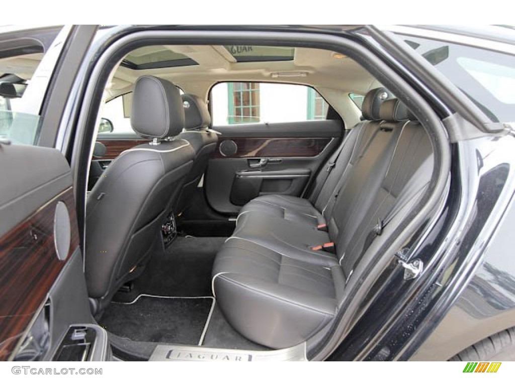 2012 XJ XJL Portfolio - Midnight Black / Jet/Ivory photo #20