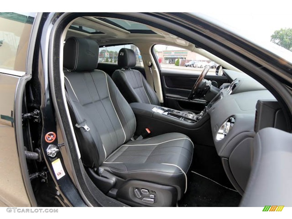 2012 XJ XJL Portfolio - Midnight Black / Jet/Ivory photo #27