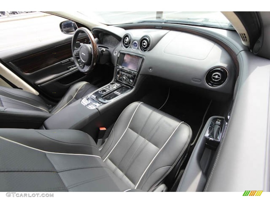 2012 XJ XJL Portfolio - Midnight Black / Jet/Ivory photo #28