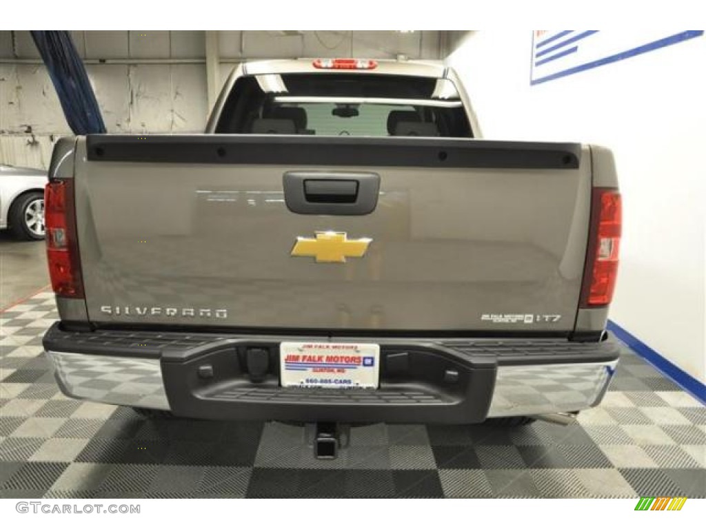 2013 Silverado 1500 LTZ Crew Cab 4x4 - Mocha Steel Metallic / Light Titanium/Dark Titanium photo #6