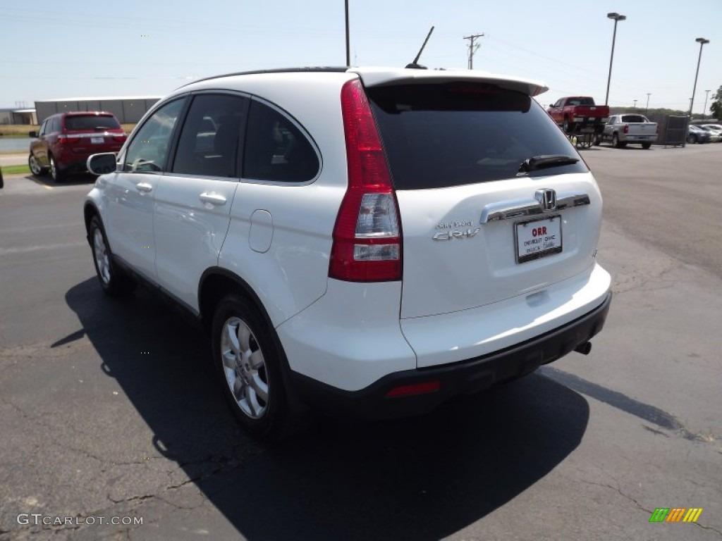 2007 CR-V EX-L 4WD - Taffeta White / Black photo #7